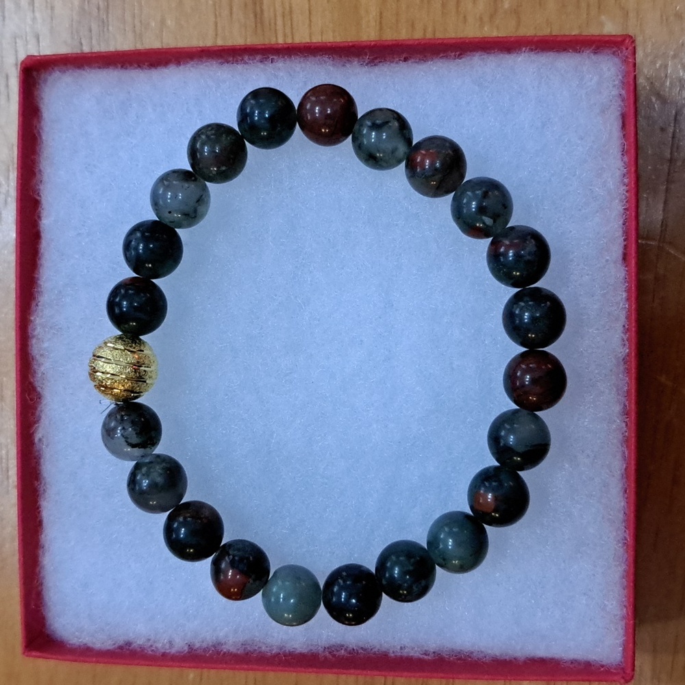 African Bloodstone Bracelet